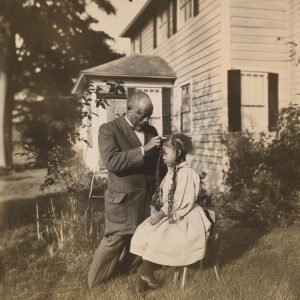 W.E.B. Du Bois w/ daughter